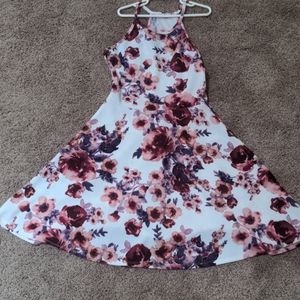 Fit and flare floral dress